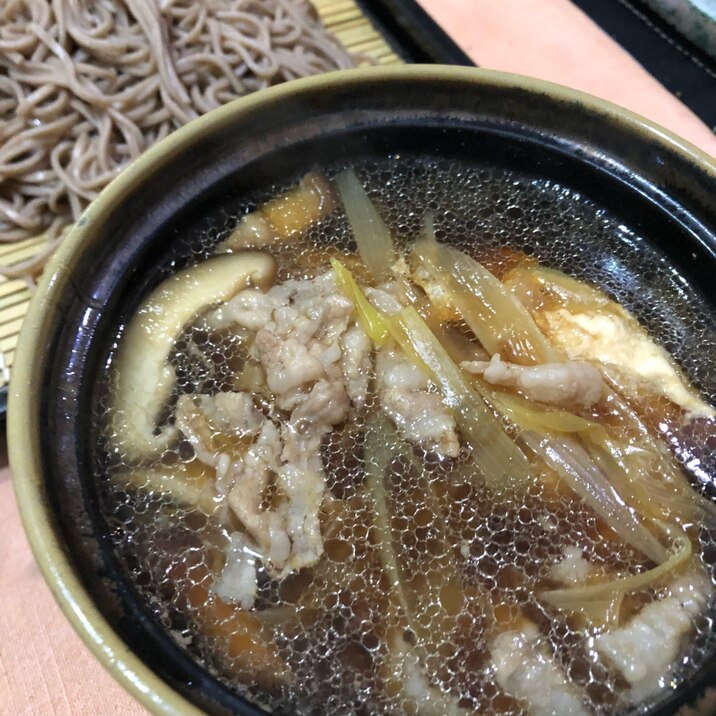 豚バラつけ蕎麦^ - ^